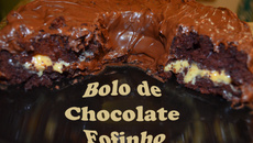 Bolo de chocolate fofinho