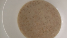 Papa de aveia com leite condensado