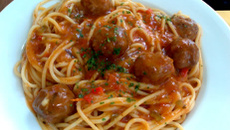 Macarrão bagunçado