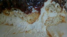 Pavê de leite em pó com chocolate