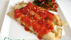 Panqueca de banana e pão