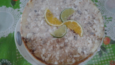 Torta de laranja e limão