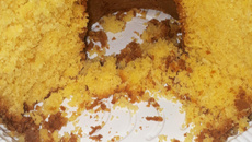 Broa de fubá fofinha