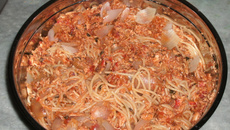 Espaguete a la birra nera