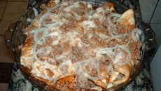 Panqueca de carne moída com cenoura