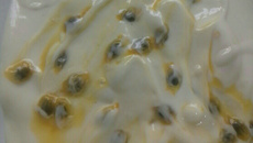 Sorvete fácil de fruta