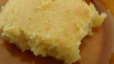 Bolo de milho com espiga