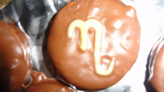 Pirulito de chocolate