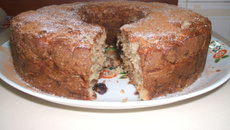 Bolo de maçã com canela