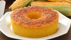 Bolo de milho verde da espiga