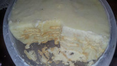 Escondidinho de biscoito cremoso