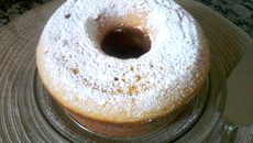 Bolo de fubá com especiarias