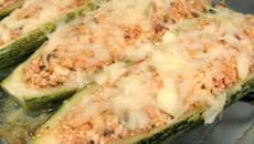 Abobrinha recheada supimpa