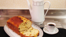 Pãonetone de frutas e passas