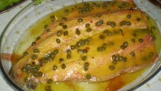 Salmão com Alcaparas