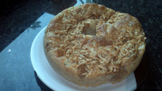 Bolo de maçã com canela