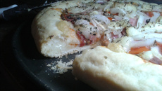 Massa de pizza sem ovo