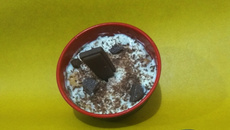 Pavê de leite e chocolate