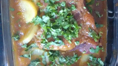 Maminha assada com batatas