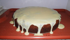 Bolo chocolate com nozes