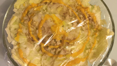 Acelga refogada de micro-ondas