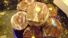 Cone trufado de chocolate