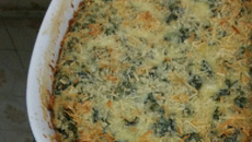 Suflê de espinafre rápido