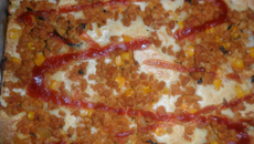 Torta de carne de soja