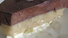 mousse de café com chocolate