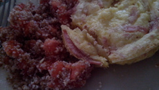 Omelete de micro-ondas da Shirlei