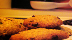 Cookies com gotas de chocolate