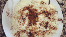 Arroz doce prático