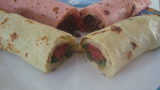 Panqueca de tomate seco