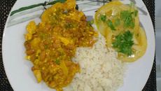 Moqueca de feijão baiana