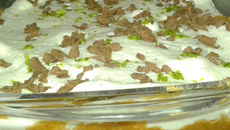 Torta de limão com chocolate