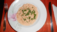 Estrogonofe de proteína de soja