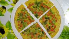 Omelete vegetariana