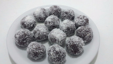 Brigadeiro vegan de inhame
