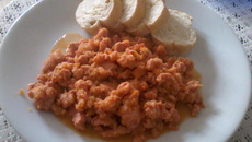 Linguiça ao vinagrete