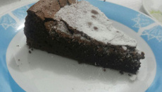 Torta cremosa de chocolate