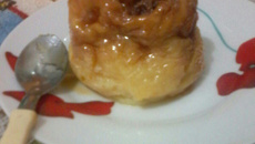 Pudim de caneca no micro-ondas