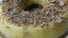 Gelatina de café e baunilha