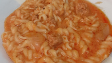 Macarrão na panela de pressão (preparo rápido)