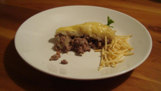 Escondidinho de carne moída