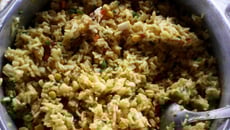 Rizoto de milho verde