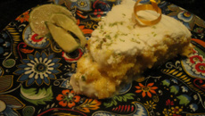 Bolo de limão cremoso