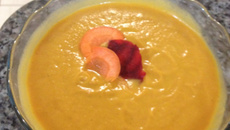 Sopa cremosa saudável