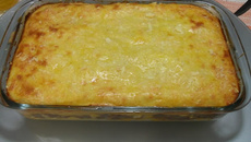 Carne moída gratinada