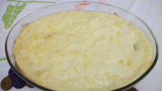 Escondidinho de carne seca com mandioca e batata