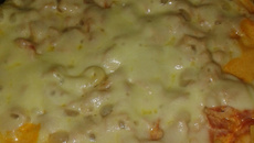 Lasanha de frango e creme de leite